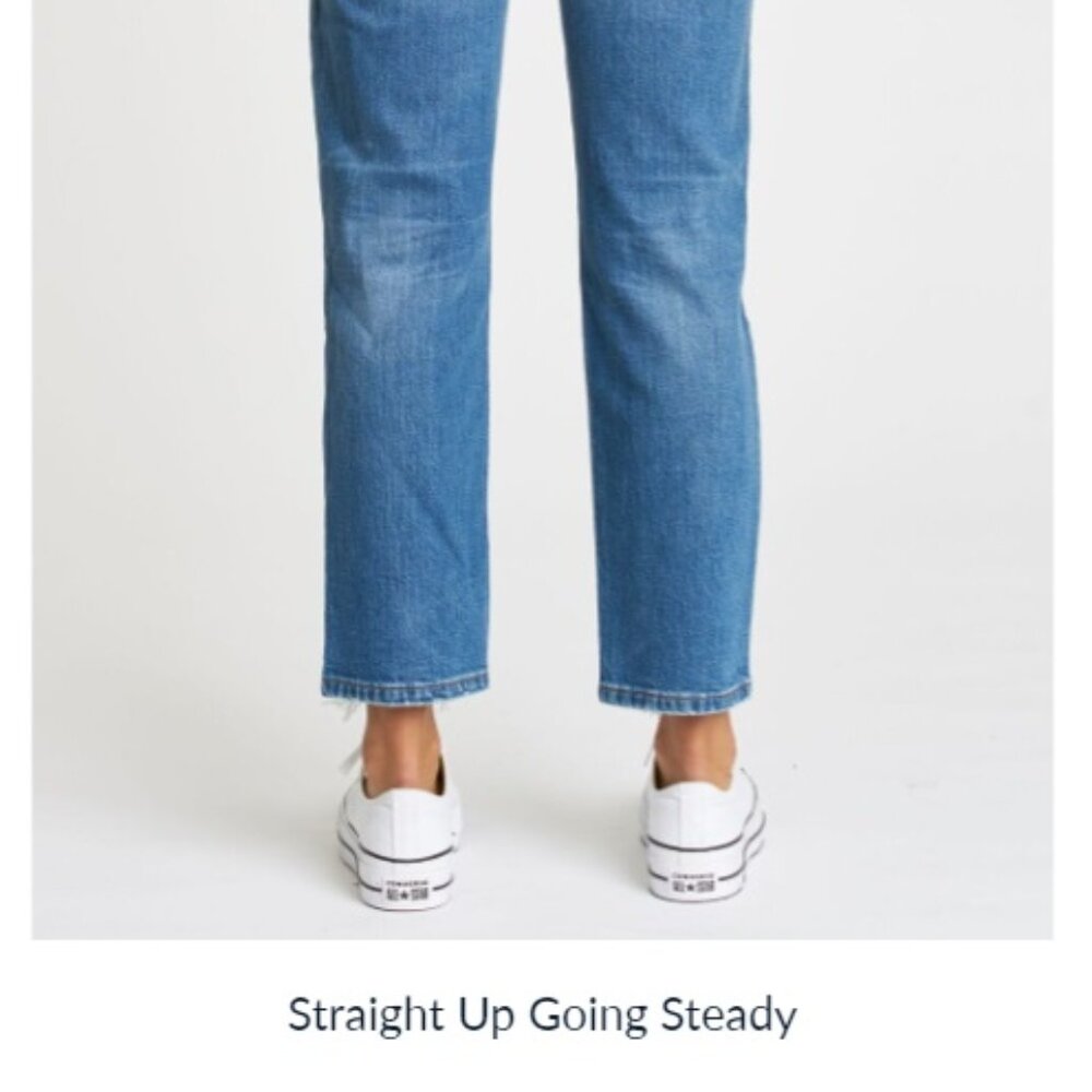 Daze Denim Straight Up Going Steady High Rise NWT Size 25 - Picture 5 of 13